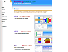 Tablet Screenshot of buildingphysics.com